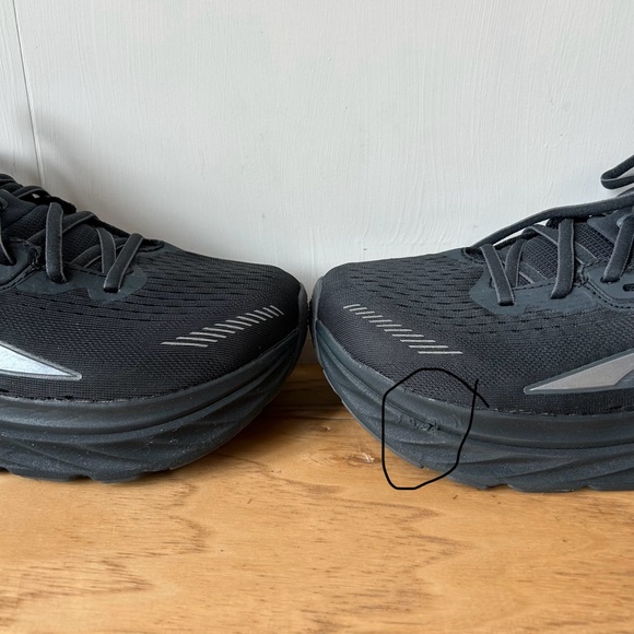 Altra Via Olympus Black 10 Road Running Shoe NEW w/ blemish Reflective - Picture 7 of 11